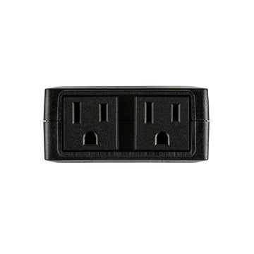 Outdoor Smart Dual Plug - WiFi Remote App Control for Outdoor Lights & Holiday Decor; Compatible with Alexa and Google Home Assistant - JONATHAN Y